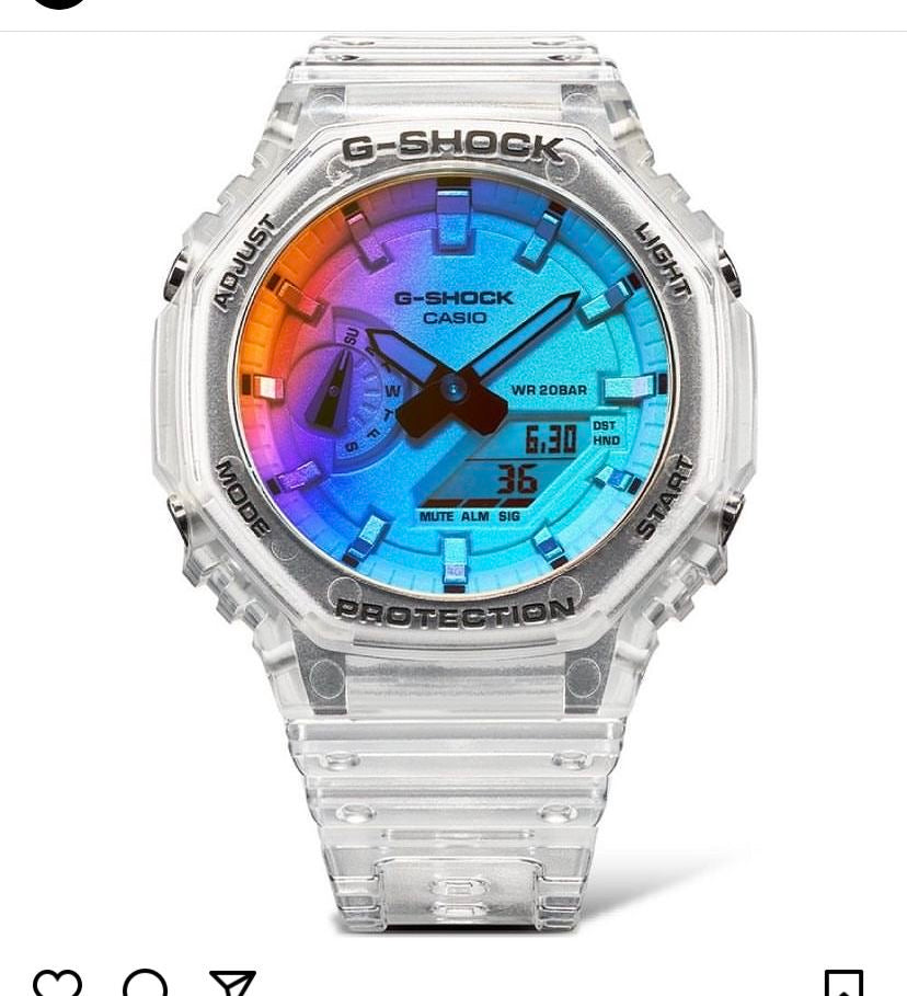Montre G-SHOCK – transparent